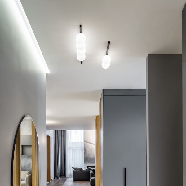 Ideal Lux - LED Плафониера BINOMIO 4xG9/3W/230V черен