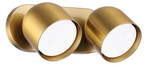 Ideal Lux - LED Стенен спот DODO 2xGX53/9W/230V месинг