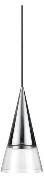 Ideal Lux - LED Пендел CONO 1xGU10/7W/230V Ø 15 см хром