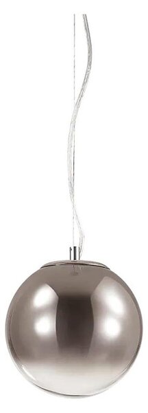Ideal Lux - Пендел MAPA 1xE27/42W/230V Ø 20 см сив/опушен