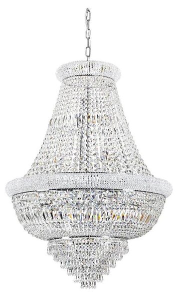 Ideal Lux - Кристален пендел DUBAI 24xE14/28W/230V Ø 80 см хром