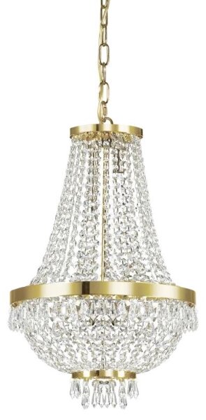 Ideal Lux - LED Кристален пендел CAESAR 6xG9/3W/230V Ø 38 см златист