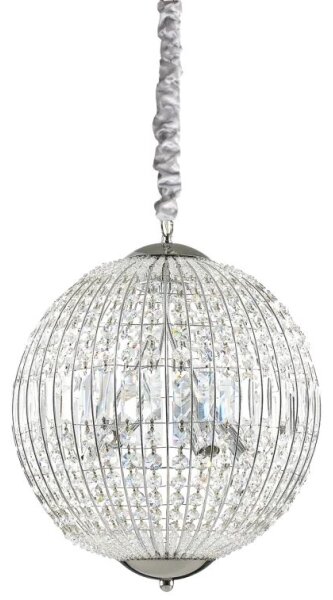 Ideal Lux - LED Кристален пендел LUXOR 6xG9/3W/230V Ø 40 см прозрачен