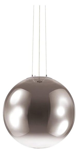 Ideal Lux - Пендел MAPA 1xE27/42W/230V Ø 50 см сив/опушен