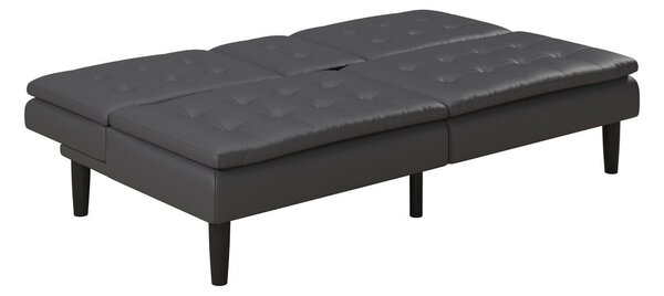 Сив разтегателен диван от изкуствена кожа 191 cm Maine – Støraa