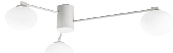 Ideal Lux - LED Полилей за повърхностен монтаж HERMES 3xG9/3W/230V Ø 90 см бял