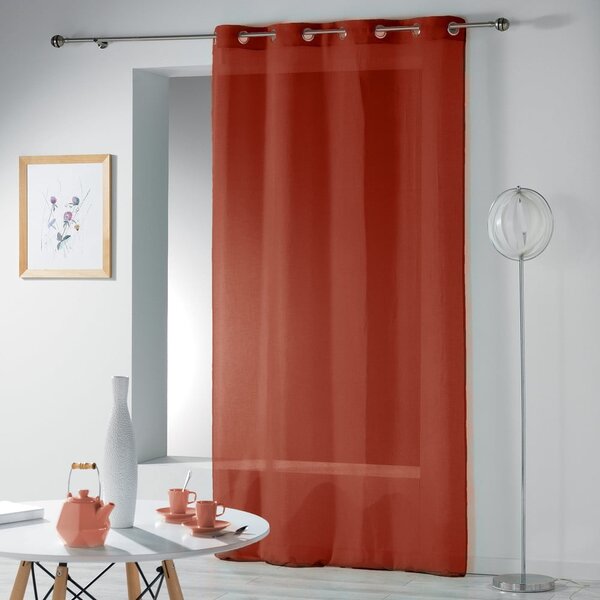 Завеса в цвят теракота 140x240 cm Telma – douceur d'intérieur