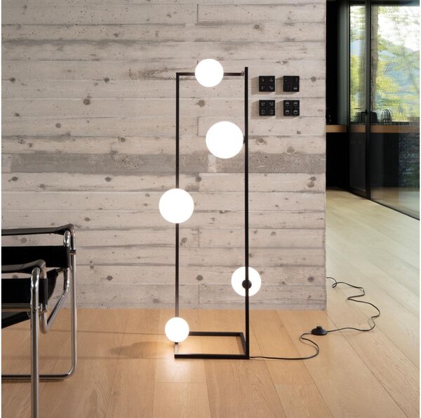 Ideal Lux - LED Лампион ANGOLO 5xG9/3W/230V черен
