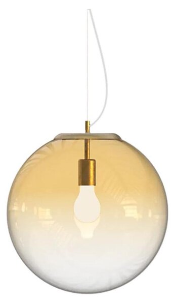 Ideal Lux - Пендел MAPA 1xE27/42W/230V Ø 40 см златист/опушен