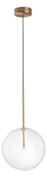 Ideal Lux - LED Пендел EQUINOXE 1xG4/2W/230V Ø 25 см месинг/прозрачен