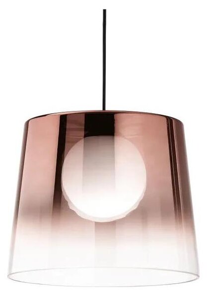 Ideal Lux - LED Пендел FADE 1xG9/3W/230V Ø 27,3 см меден/опушен