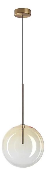 Ideal Lux - LED Пендел EQUINOXE 1xG4/2W/230V Ø 25 см месинг/опушен