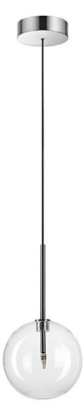 Ideal Lux - LED Пендел EQUINOXE 1xG4/2W/230V Ø 15 см хром/прозрачен
