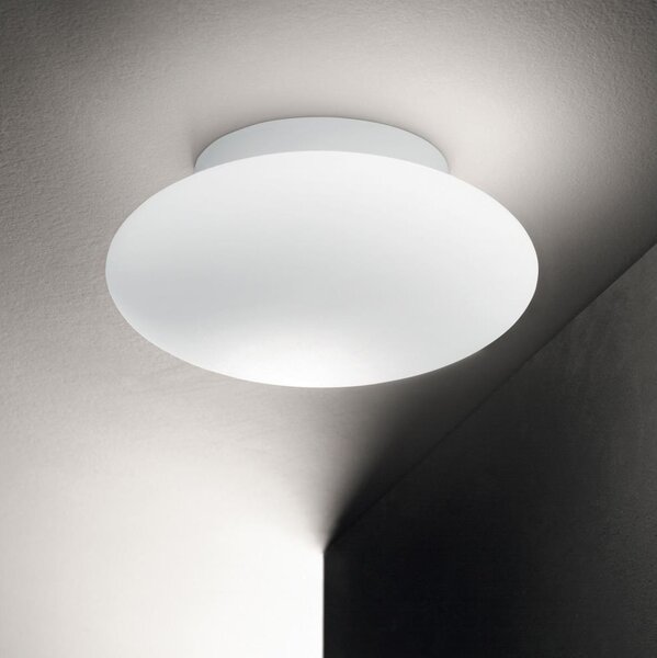 Ideal Lux-Плафон за баня BUBBLE 1xE27/60W/230V Ø 33,5 см IP44 бял