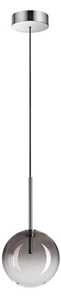 Ideal Lux - LED Пендел EQUINOXE 1xG4/2W/230V Ø 15 см хром/опушен