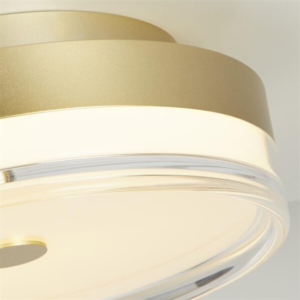 Searchlight 42651-30GO - LED таванно осветително тяло CYPRUS LED/21W/230V pr.30 cm златисто