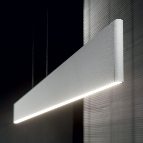 Ideal Lux - Висящ LED полилей на кабел DESK ACCENT LED/36W/230V CRI 90 120 см бял