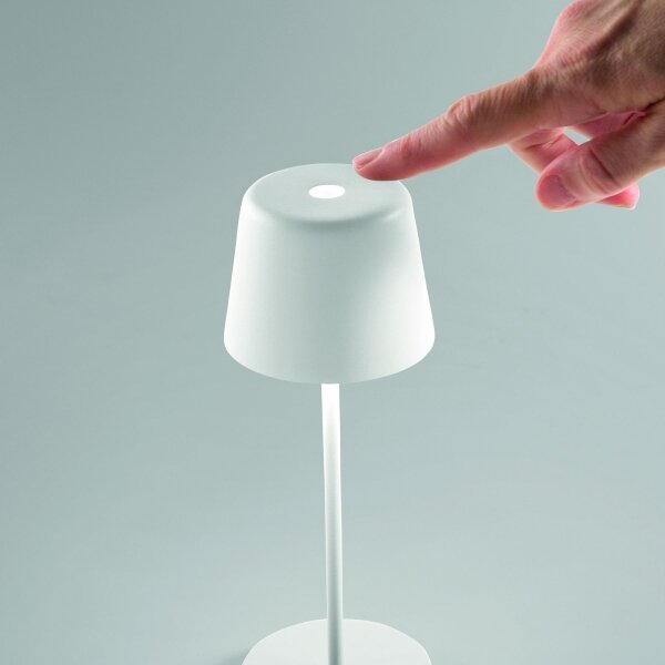 Ideal Lux - LED регулируема настолна лампа CUTE LED/2,5W/3,7V IP65 бяла