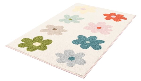 Детски килим в цвят слонова кост 80x150 cm Dazzy Cream – FD