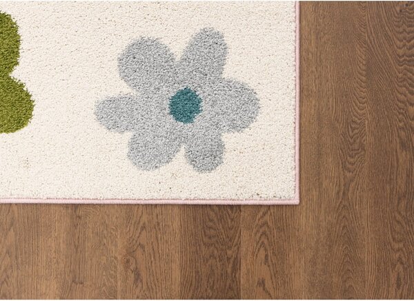Детски килим в цвят слонова кост 80x150 cm Dazzy Cream – FD
