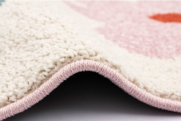 Детски килим в цвят слонова кост 80x150 cm Dazzy Cream – FD