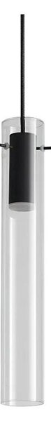 Ideal Lux - LED Пендел FLAM LED/10W/230V Ø 6 см CRI 90 прозрачен