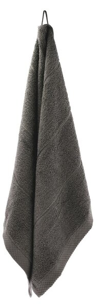 Тъмносива памучна кърпа от тери 50x100 cm Line – Södahl
