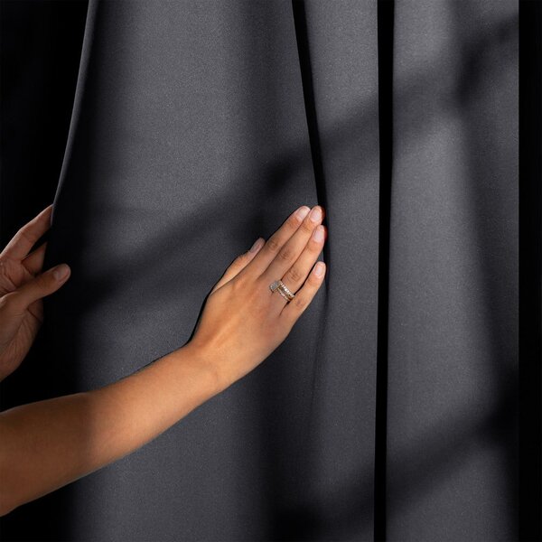 Тъмносиво затъмняващо перде 140x175 cm Kierra – Restilo