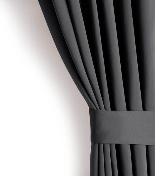 Тъмносиво затъмняващо перде 140x175 cm Kierra – Restilo
