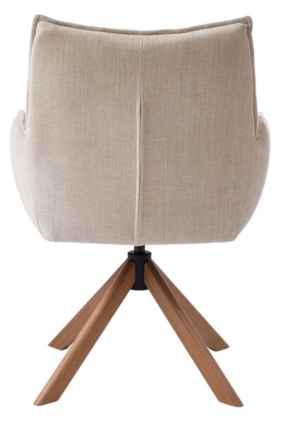 Кремави тапицирани трапезни столове в комплект 2 бр. Marilla – Unique Furniture