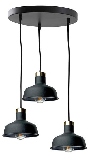 Пендел HEBE 3xE27/60W/230V черен