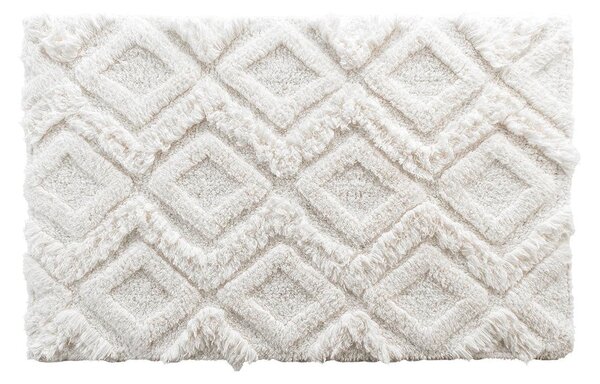 Бял килим за баня 50x80 cm Ikatis – douceur d'intérieur