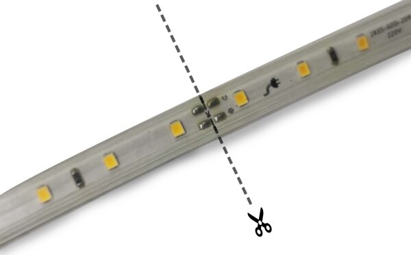 Aigostar - LED лента LED/350W/230V 50m червена IP65