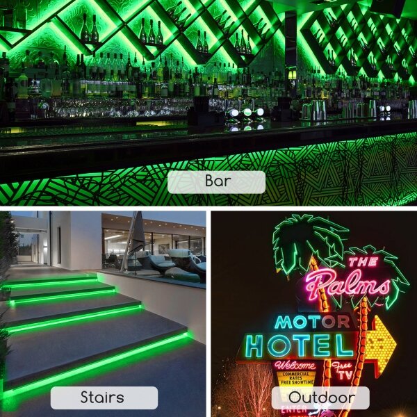 Aigostar - LED лента LED/350W/230V 50m зелена IP65