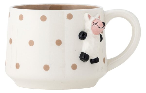 Бяла керамична детска чаша за какао 370 ml Dolly – Bloomingville Mini