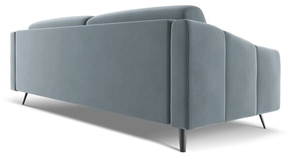 Светлосин кадифен диван 238 cm Nalu – Makamii