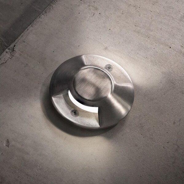 Ideal Lux - LED Лампа за алея ROCKET LED/3W/230V CRI 90 IP65 матов хром