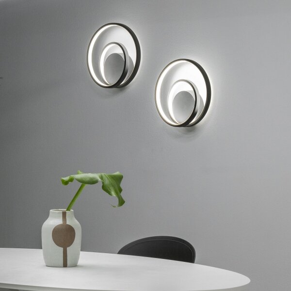 Ideal Lux - LED Димируем аплик OZ LED/28W/230V CRI 90 черен