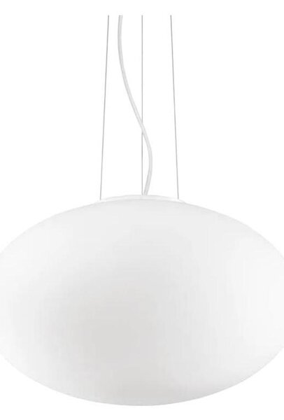 Ideal Lux - Пендел CANDY 1xE27/42W/230V Ø 50 см бял