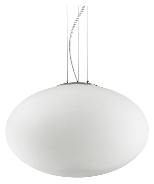 Ideal Lux - Пендел CANDY 1xE27/42W/230V Ø 40 см бял