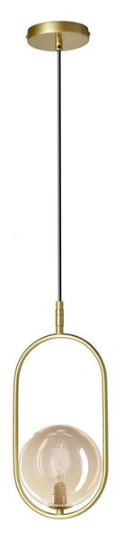 Пендел CORDEL 1xG9/28W/230V месинг/опушен бежов