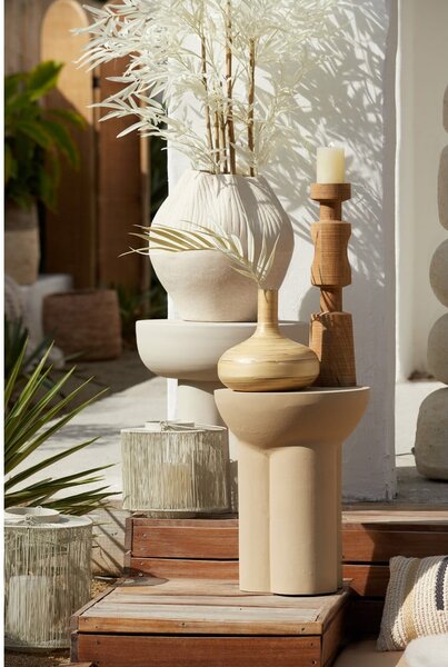Метална кръгла странична масичка ø 46 cm Mikola – Light & Living
