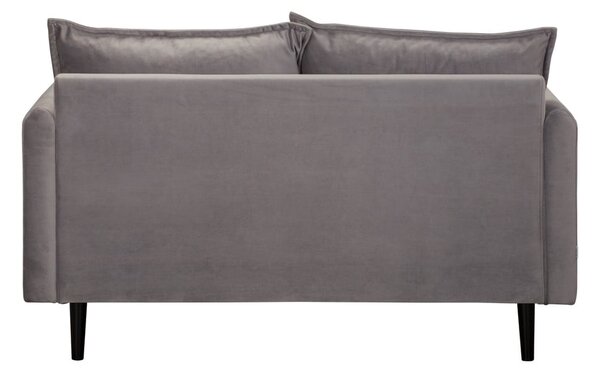 Сив кадифен диван 138 cm Juli – Ropez