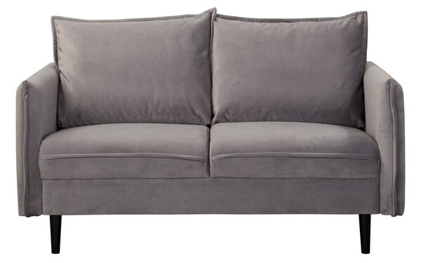 Сив кадифен диван 138 cm Juli – Ropez