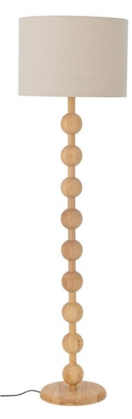 Подова лампа в естествен цвята с текстилен абажур (височина 154,5 cm) Giacoma – Bloomingville