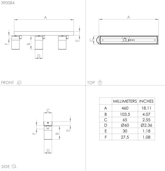 Eglo 390084 - LED Спот CUMARIBO 3xGU10/4,5W/230V 3000K