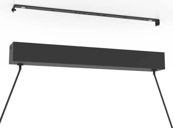 Eglo 390368 - LED регулируем полилей MONTEBUONO LED/20W/230V 3000K черен
