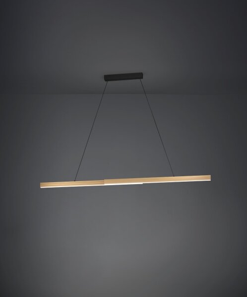 Eglo 390369 - LED Димируем пендел MONTEBUONO LED/21W/230V 3000K кафяв
