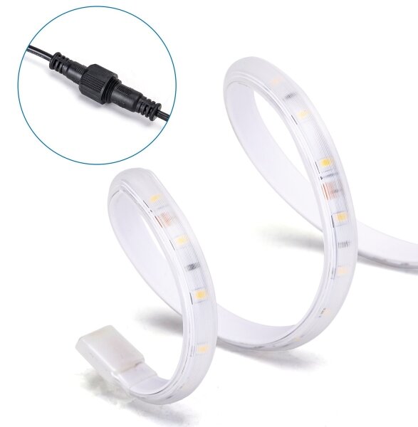 Aigostar - LED Димируема соларна лента LED/20W/3,2V 20 m 6500K IP65 + дистанционно управление