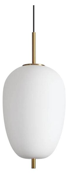 Ideal Lux - LED Пендел UMILE LED/20W/230V Ø 27 см CRI 90 месинг/бял